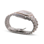 Load image into Gallery viewer, Close View Of Santos Moissanite Diamond Watch
