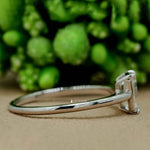 Load image into Gallery viewer, 1 Ct Emerald Cut Moissanite Solitaire Ring