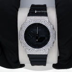 Load image into Gallery viewer, Front View Of Luxury Moissanite Rubber Strap GA-2100 Watch