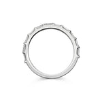 Load image into Gallery viewer, 2.5 Carat Baguette Shape Men's Moissanite Wedding Band in White Gold