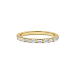 Load image into Gallery viewer, 2.50 Ct Baguette Shape Moissanite Wedding Band For Men's In White Gold