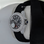 Load image into Gallery viewer, Iced Out moissanite Yacht Master Watch