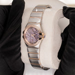 Load image into Gallery viewer, Side View Of Purple Dial Plain Constellation Watch For Women