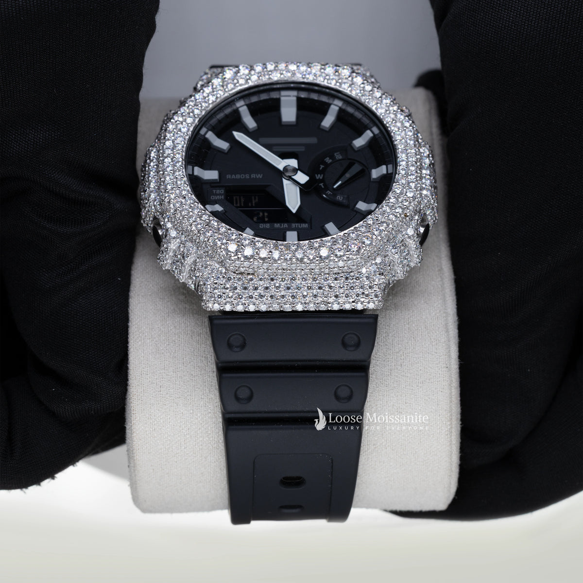 Iced-Out Moissanite Mens Luxury Watches​ – Loose Moissanite