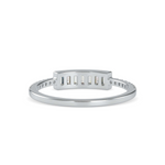 Load image into Gallery viewer, 1.8 Carat Baguette Cut Moissanite Ring in White Gold
