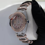 Load image into Gallery viewer, Side View Of Moissanite Iced Out luxury watches for men