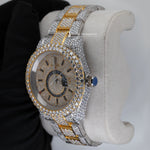 Load image into Gallery viewer, Full Iced Out Moissanite Datejust Skydweller Watch