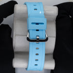 Load image into Gallery viewer, Back View Of Iced-out moissanite men's watches with thorn crown design