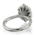 Load image into Gallery viewer, 2.50 Carat Asscher Cut Vintage Halo Moissanite Ring in Rose Gold