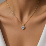 Load image into Gallery viewer, Heart Shaped Solitaire Necklace