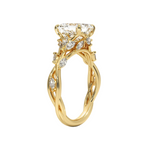 Load image into Gallery viewer, 2 Carat Asscher Shaped Vintage Moissanite Ring in White Gold