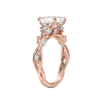 Load image into Gallery viewer, 2 Carat Asscher Shaped Vintage Moissanite Ring in White Gold