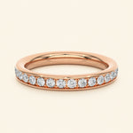 Load image into Gallery viewer, Front View Of Half Eternity Band