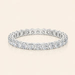 Load image into Gallery viewer, Front View Of Round Eternity Band