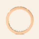 Load image into Gallery viewer, Back View Of Channel Set Eternity Band