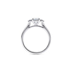 Load image into Gallery viewer, 1.60 Carat Emerald Cut Cluster Moissanite Ring in Rose Gold
