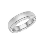 Load image into Gallery viewer, 1 Carat Round Shaped Channel Set Moissanite Eternity Ring for Men