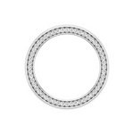 Load image into Gallery viewer, 1 Carat Round Shaped Channel Set Moissanite Eternity Ring for Men