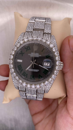 Load image into Gallery viewer, Iced Out Moissanite Watch