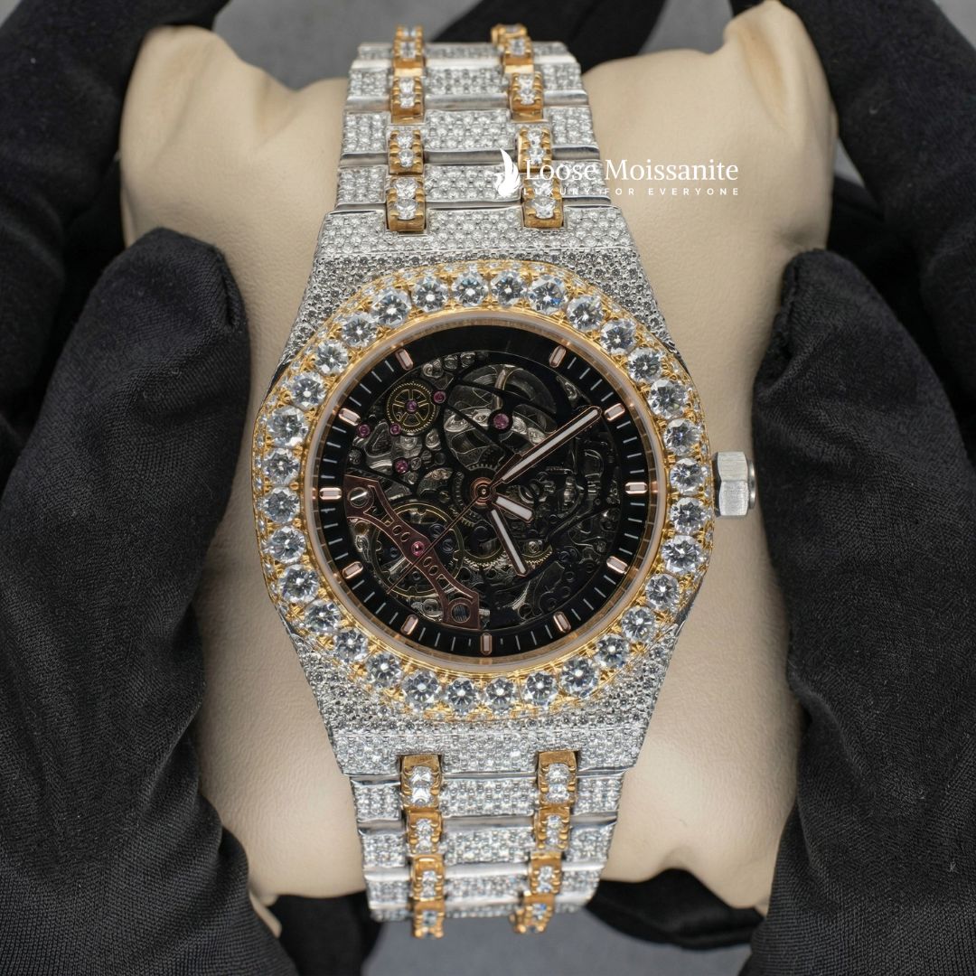 Moissanite diamond ap watch