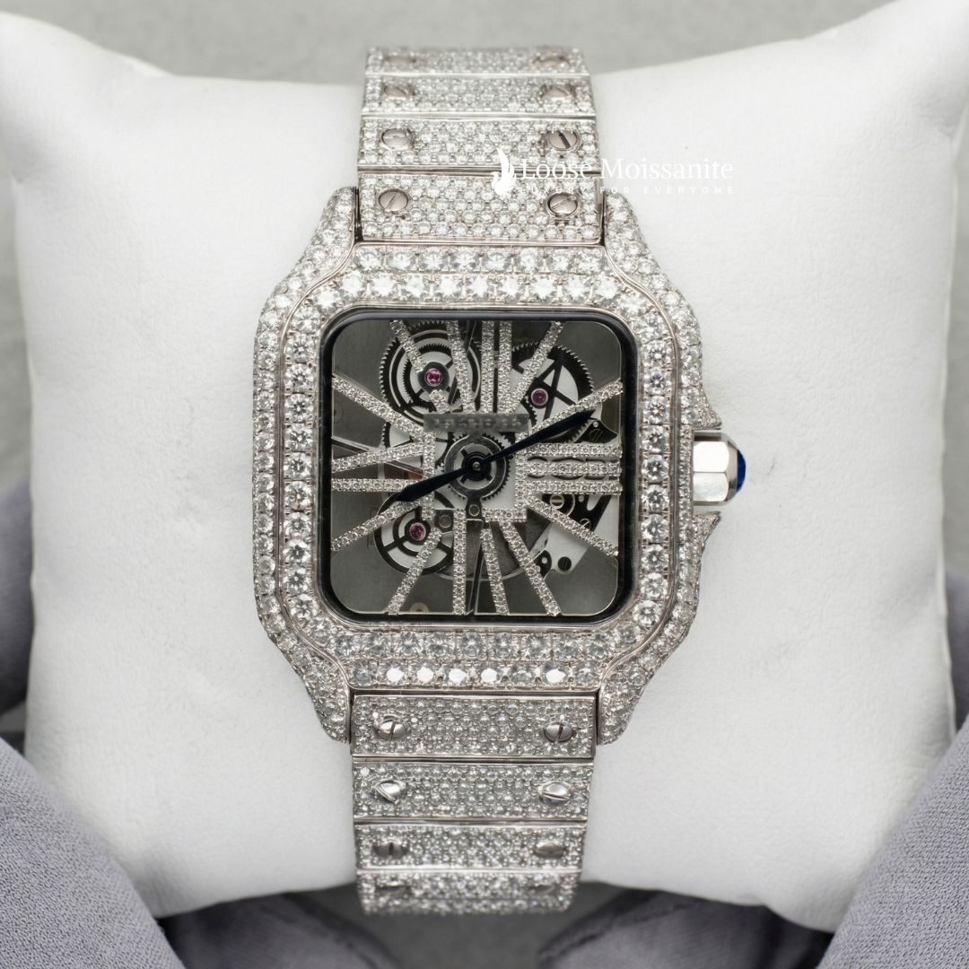 Moissanite_skeleton_watch