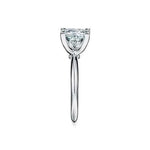 Load image into Gallery viewer, 1 Carat Princess Cut Solitaire v Prong Moissanite Ring in White Gold