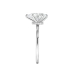 Load image into Gallery viewer, 1.50 Carat Pear Cut Moissanite Solitaire Ring in White Gold
