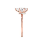 Load image into Gallery viewer, 1.50 Carat Pear Cut Moissanite Solitaire Ring in White Gold