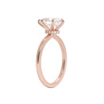 Load image into Gallery viewer, 1.50 Carat Pear Cut Moissanite Solitaire Ring in White Gold