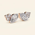 Load image into Gallery viewer, Earrings Studs Marquise Design