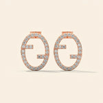 Load image into Gallery viewer, Monogram Stud Earrings