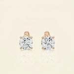 Load image into Gallery viewer, Round Stud Earrings