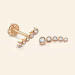 Load image into Gallery viewer, Bezel Stud Earrings