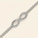 Load image into Gallery viewer, Infinity Bracelet With Double Chain