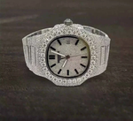 Load image into Gallery viewer, iced out patek philippe moissanite watch