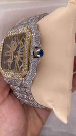 Load image into Gallery viewer, Side View of VVS Moissanite Watch