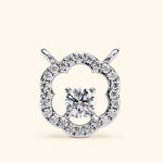 Load image into Gallery viewer, Round Cut Quatrefoil Necklace