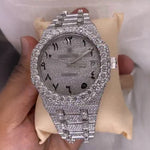 Load image into Gallery viewer, Side View Of High Quality Moissanite Watch