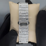 Load image into Gallery viewer, Back View Of Red Dial Moissanite Watch | 41 MM