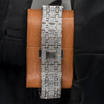 Load image into Gallery viewer, Back View Of mens-vvs-moissanite-ap-watch