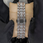 Load image into Gallery viewer, Back View Of Moissanite Diamond Ap Watch | 41MM | Rose Gold Tone