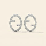 Load image into Gallery viewer, Monogram Stud Earrings