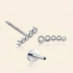 Load image into Gallery viewer, Bezel Stud Earrings