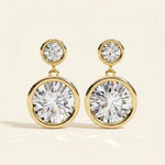 Load image into Gallery viewer, Boucles d'oreilles pendantes en moissanite