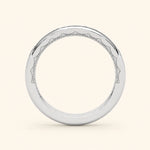 Load image into Gallery viewer, Back View Of Curved Wedding Band
