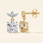 Load image into Gallery viewer, Boucles d'oreilles pendantes fleurs