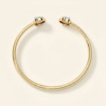 Load image into Gallery viewer, Pear Open Cuff Bangle