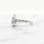 Load image into Gallery viewer, 1.25 Ct Marquise Moissanite Ring In Silver