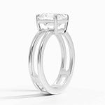 Load image into Gallery viewer, 1.50 Ct Asscher Cut Moissanite Double Band in Yellow Gold