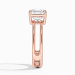 Load image into Gallery viewer, 1.50 Ct Asscher Cut Moissanite Double Band in Yellow Gold